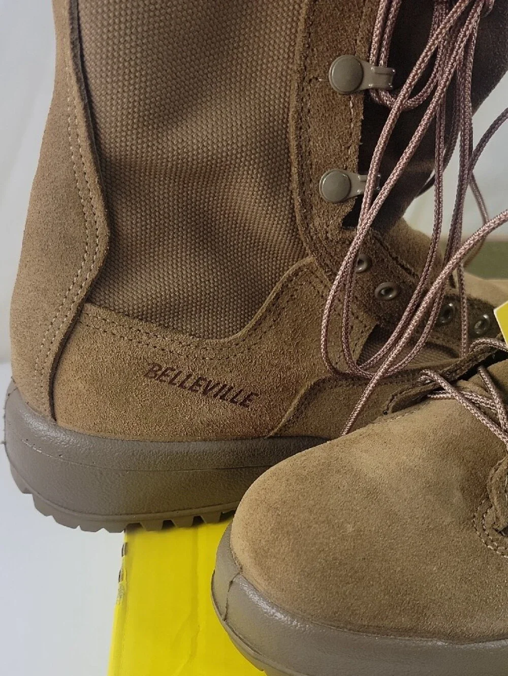 C790 Belleville Coyote Brown Lace-Up Tactical Boots 6.5 Mens Regular/ 8.5 Women